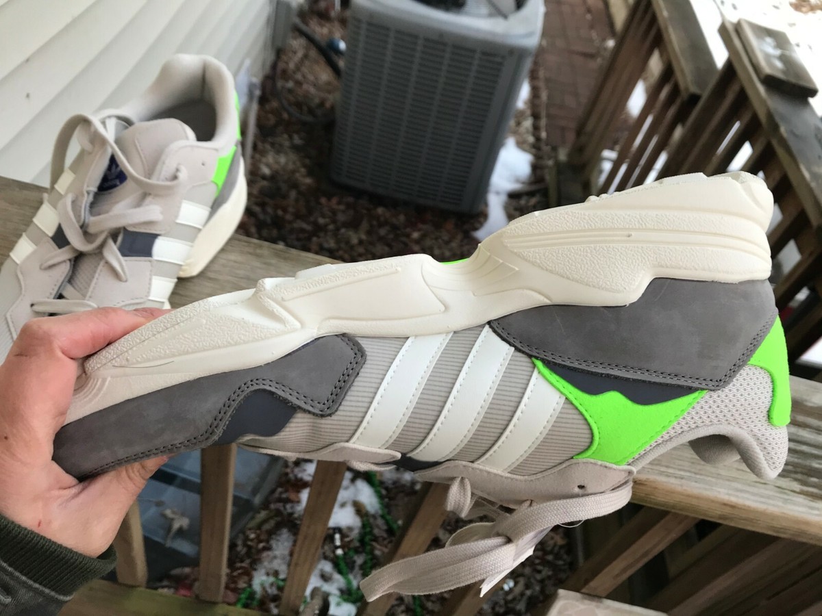 adidas Originals Yung-96 Solar Green Off White Grey Running 