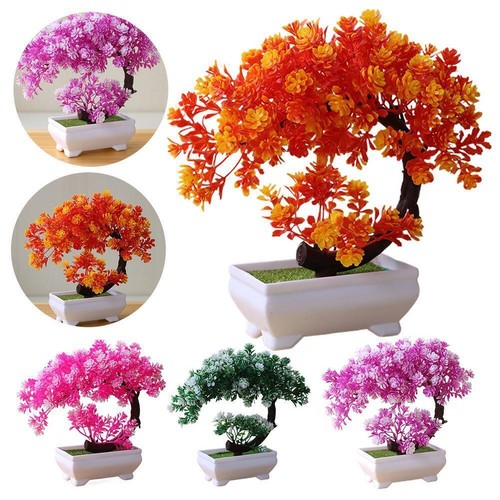 Artificial Home Simulation Pine Tree Potted Plant DIY Decorative Bonsai GXO Z1H1 - Picture 7 of 24