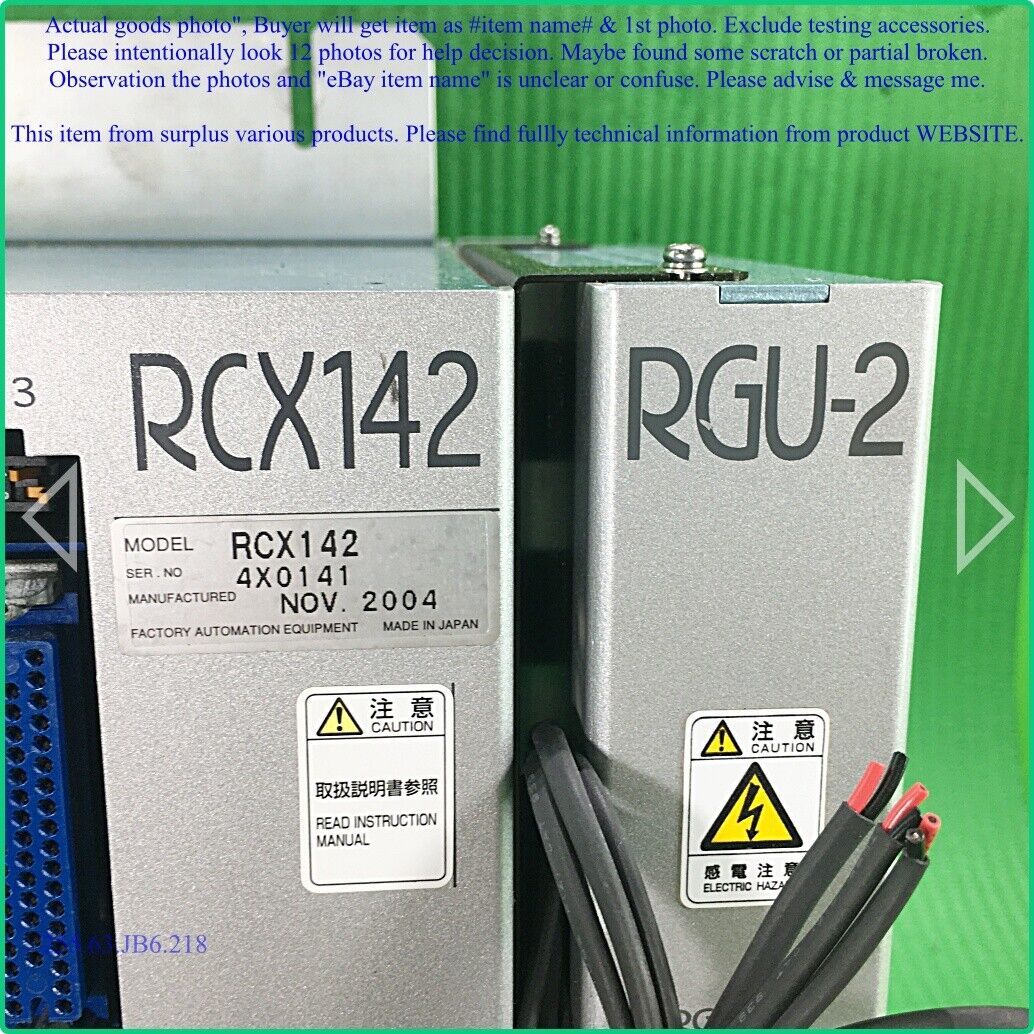 YAMAHA RCX142 RGU-2, Robot Controller as photo, sn:0141 YAMAHA RCX142 RGU-2, Robot Controller as photo, sn:0141