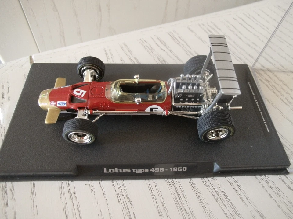 Lotus 49 B 1968 Graham Hill Atlas Editions 1:43 Modellauto F1 Grand Prix - Bild 2 von 4