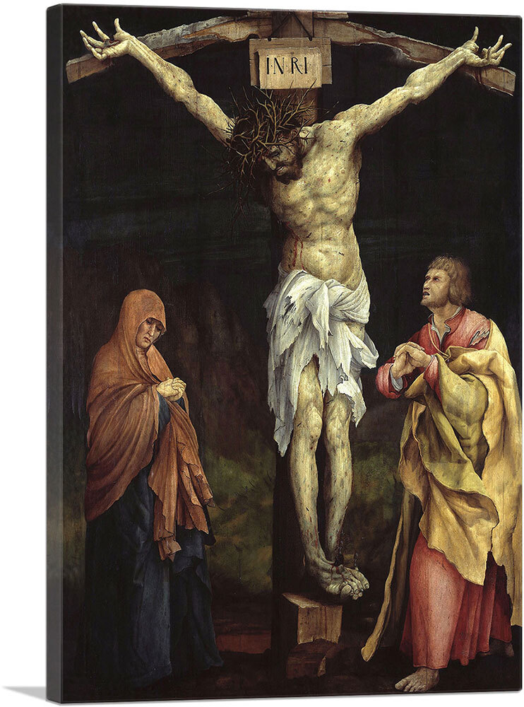 ARTCANVAS The Crucifixion 1525 Canvas Art Print by Matthias