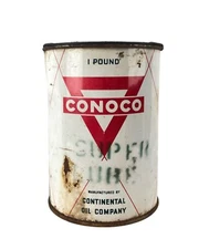 Vintage Conoco Super Lube Grease 1 lb. Can