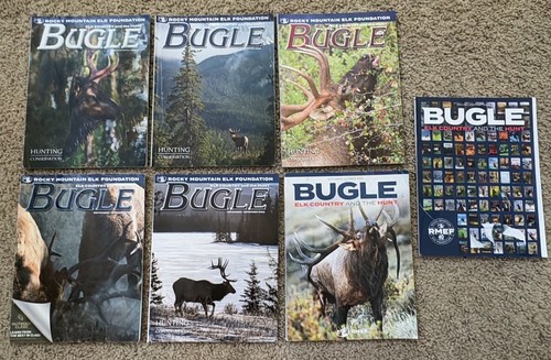 Bugle Magazines 7 Issues Elk Country and the Hunt March 2022 - February 2024