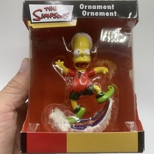 The Simpsons Bart Snowboarding Holiday Christmas Ornament 2005