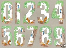 SQUIRREL 7 INCH WHEELIE BIN HOUSE NUMBER VINYL LABELS STICKERS SELF ADHESIVE 