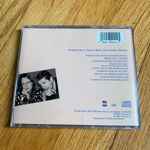 Jennifer Warnes – Famous Blue Raincoat (The Songs Of Leonard Cohen) CD - Imagen 4 de 4