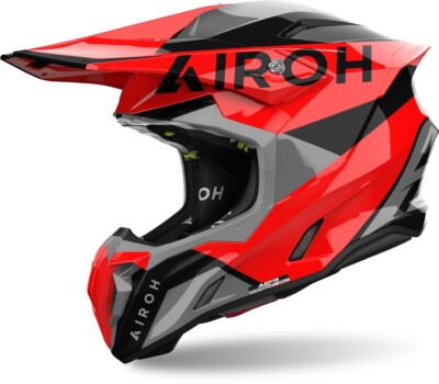 Airoh Twist 3 King Red Gloss MX Helm - Cutting-Edge ECE 2206 Approved