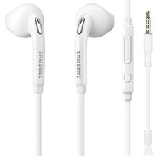 Samsung Galaxy A42 5G EarBuds Headphones Stereo Headset White NEW OEM 