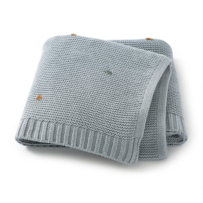 Baby Blanket Newborn Infant Wrap Crib Cuddle for Stroller Travel 90*70cm Toddler-image