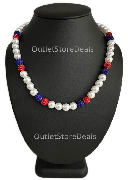 VVV☆HEART SMILE LUCKYBALL PEARL BEADS NECKLACE HEART SMILE LUCKYBALL PEARL BEADS NECKLACE - VVV | 60