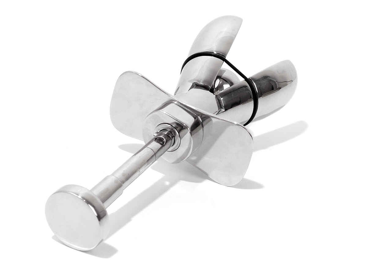 Stainless Steel Locking Anal Plug Plunger Style Pear of Anguish - CuffStore  | eBay