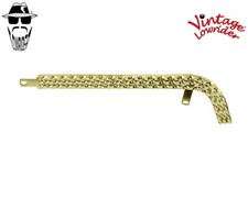VINTAGE LOWRIDER TRIPLE SQUARE TWISTED GOLD CHAIN GUARD 20" LOWRIDER BIKES.