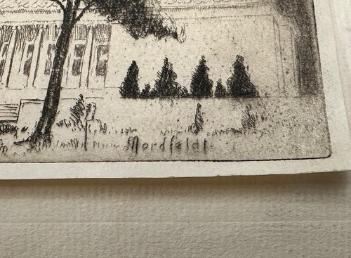 1912 BJO Nordfeldt Original Etching Toledo Ohio Museum Of Art Dedication Program - Picture 5 of 13