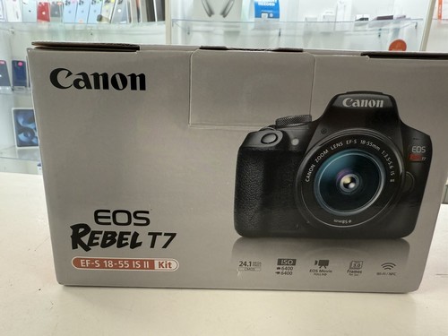 Canon EOS Rebel T7 24.1 MP Digital SLR Camera - Black (Kit with 18-55 Lens) New - Picture 3 of 4