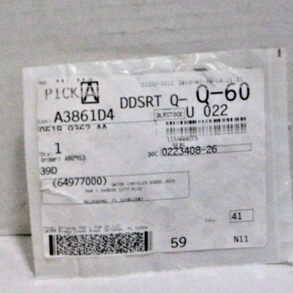 Mopar P/N 0518-9362-AA Slim Line Seal AC Compressor and Condenser End Repair 