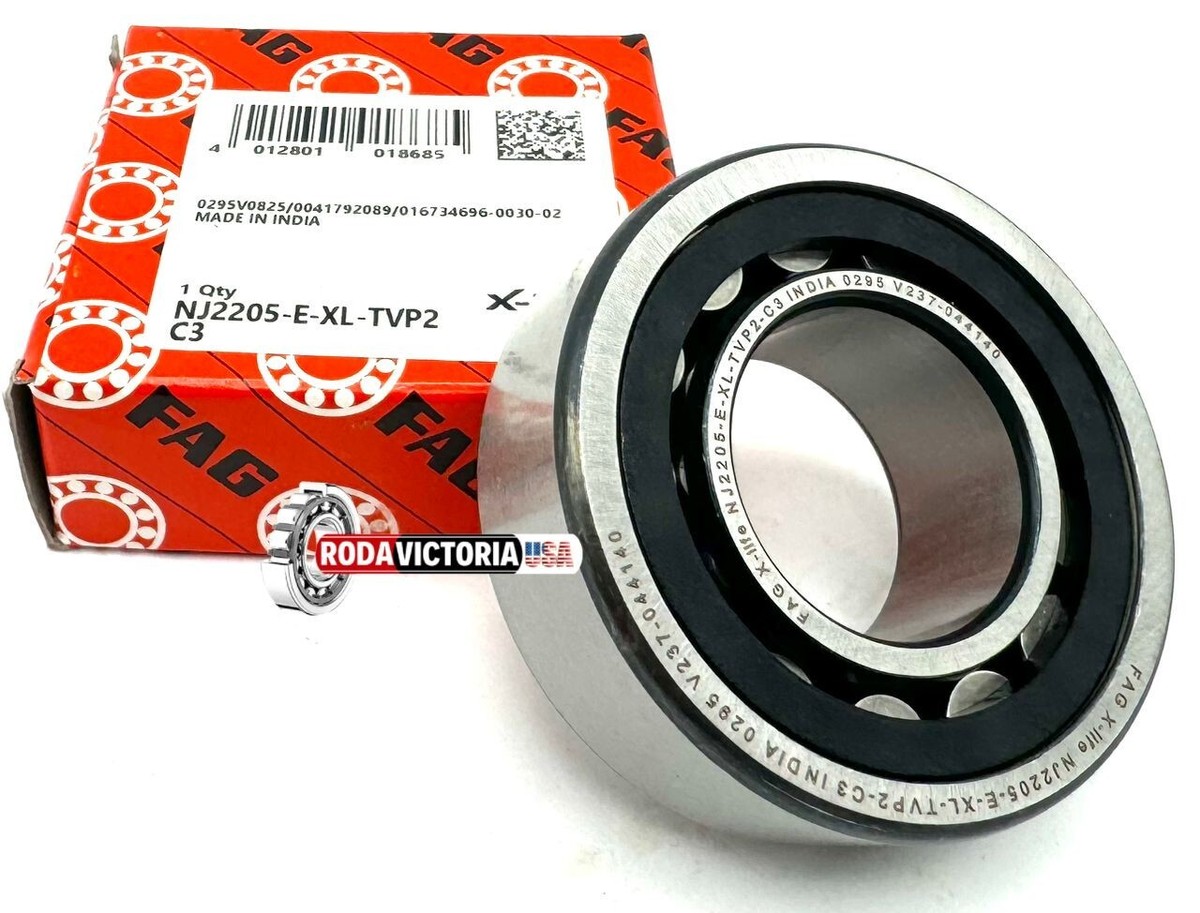 FAG NJ2205 E XL TVP2 CYLINDRICAL ROLLER BEARING 25x52x18 mm | eBay