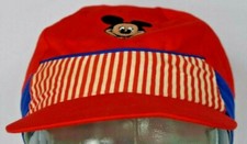 Just 4 Kids Mickey Mouse Vintage 1980s Hat Cap One Size Fits All Collectible