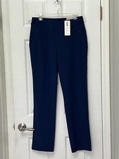 NWT Chico's Zenergy Size 0R S 4-6 x 31.5" UPF Neema Tonga Navy Knit Waist Pants