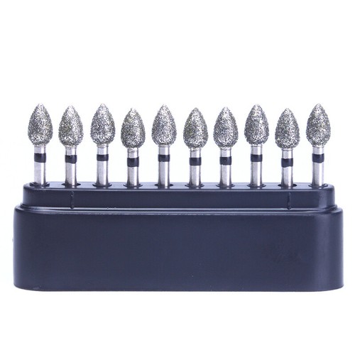 10Pcs/Box AZDENT Dental FG Diamond Burs Drills Set Fit for High Speed Handpiece - Picture 19 of 45