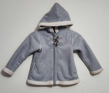 OshKosh B'Gosh Girls Size 5 Zip-Up Hooded Long-Sleeve Coat