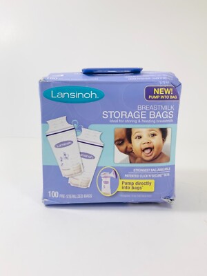 Lansinoh Breastmilk Storage Bags, 100 Count 