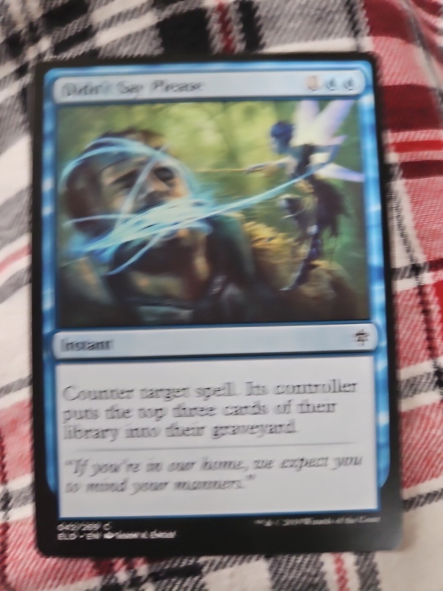 MTG ELD Didn't Say Please 042/269 PACK FRESH Throne of Eldraine Regular  Common