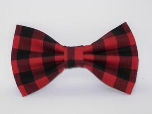 for Formal Occasions New Men/'s Plaid Black Burgundy White Pre-Tied Bowtie