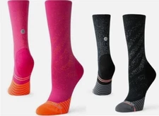 Stance RUN Compression Performance Cushion Active Support Socks Womens Set of 2