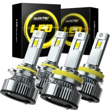 Extremely Bright LED Headlight Bulbs Conversion Kit 9005 H11 High Low Beam White
