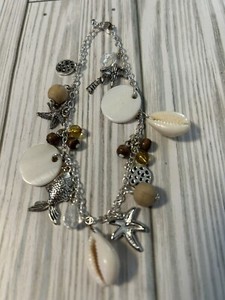 Silver Colored Vacation Bracelet Or Anklet By Avon