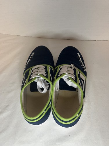 Zapatos de tenis divertidos Seattle Seahawks para mujer talla 9 The Bradford Exchange - Imagen 5 de 8
