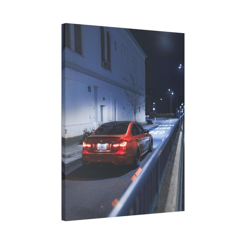 BMW Inspired F80 M3 High Resolution Museum Quality Vertical Car Canvas Print 002 - Picture 4 of 10