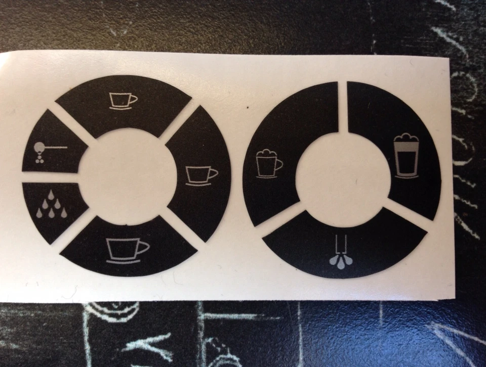 Jura Impressa C9 One Touch Tastensymbol Aufkleber Sticker ***Premium Qualität***