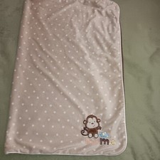 Carter's Just One You Brown Monkey Love Me Baby Blanket Sherpa Security Lovey