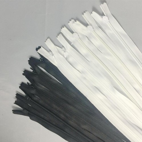 10 Piece 40cm Invisible Nylon Closed End Zip Zipper for Sewing Tailor - Picture 2 of 7