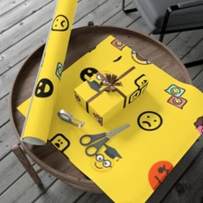 Printed Gift Wrapping Paper Sheet