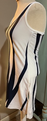 Vintage Nike Tenniskleid Dri Fit weiß schwarz Gr. XS (0-2) super schmeichelhaft - Bild 4 von 11