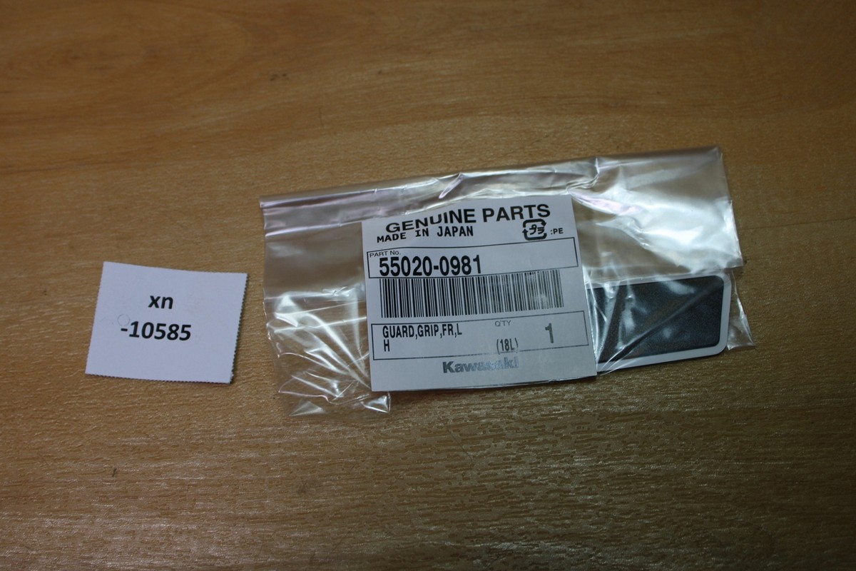 Kawasaki 55020-0981 GUARD,GRIP,FR,LH NOS NEU genuine xn10585 | eBay