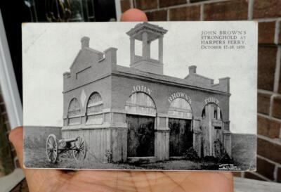 JOHN BROWN S STRONGHOLD at Harpers Ferry October 17-18, 1859 Vintage Postcard
