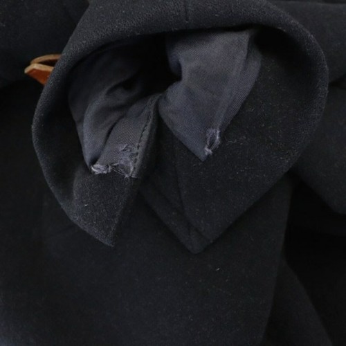 UNITED ARROWS STAND COLLAR WOOL COAT OUTERWEAR L DARK BLUE NAVY DF Used 080a65f8 - Picture 8 of 8