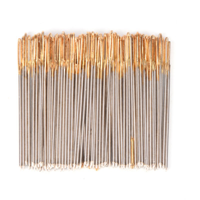 90-100pc Tail Embroidery Fabric Cross Stitch Needles Size 24 For 11CT HV JF j4