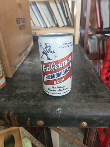 Old German Premium Lager Empty Beer Can 12 Oz. unsealed from factory never used