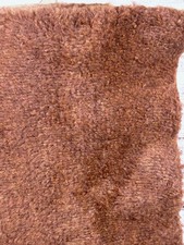 Vintage Kunin Rainbow Shaggy Plush Felt Bronzed Copper Fat Quarter 18x22 Bear
