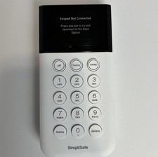SimpliSafe Home Security System Keypad SSKP3 Simpli Safe Remote - Working -