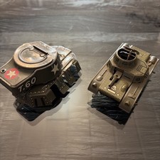 Antikes Original -Blechspielzeug- Panzer von Gama Made in U.S.  Zone Germany