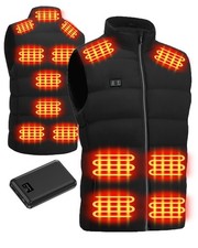 Men Heated Vest for Hunting: Lightweight Heated Vest - Winter Warm USB Heatin...