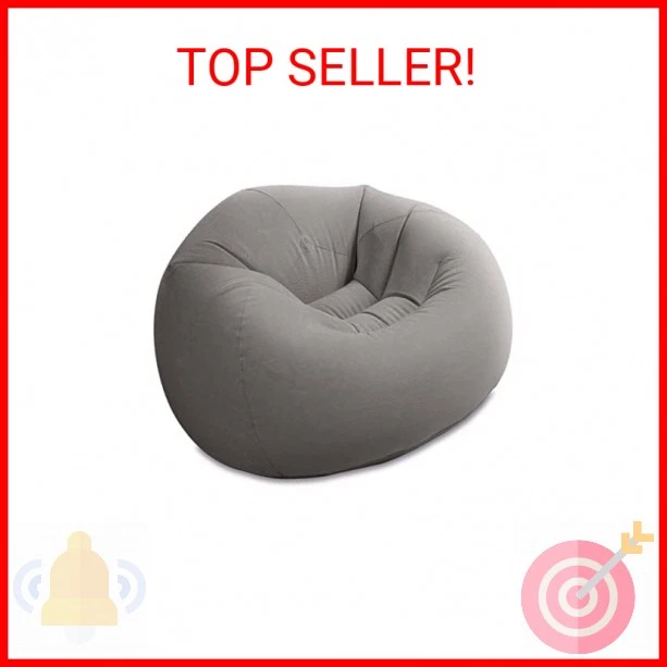 Sillón inflable bolsa sin frijoles INTEX 68579EP: flocado texturizado de pana - Foto 2 de 2