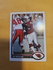 1991 Upper Deck Football Card Tim McDonald #133