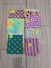 Lot 3 YDS Brushed Polyester 4 way Stretch Printed Rodeo Cocomelon Tie Dye Fabric