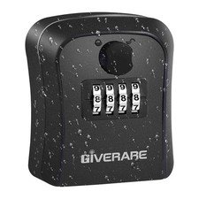 Lock , 4 Digits Combination Lockbox, Waterproof Outdoor Key Hider for House K...